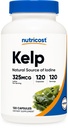 Nutricost Kelp Kapsle, 325mcg jódu, 120 Kapsle, Vegetariánské, Non- GMO & Gluten zdarma