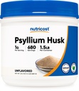 Nutricost Psylium Husk Powder (1,5 litru) - GMO- Free, Gluten- Free