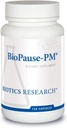 Biotika Výzkum BioPauza PM noční čas Menopauzální podpora Hormonální Balance, Black Cohosh, Lemon Balm, Passionflower, Promotes Relaxation and Calm, Reguluje Circadian Rhynms, Spánek Pravidelně 120 Caps