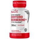 Příroda 's Fusies Dihydroberberine dodatek 200mg 60 Kapsle - s Ceylon Skořice, 5X účinnější než Pravidelné Berberine HCL - Nutriho doplňky