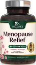 Menopauza Doplňky pro ženy - Menopauza Relief Support Probiotika s Black Cohosh, Přírodní Supplements pro mírné horké návaly & noční pocení & PH Balance Supplement - 120 Kapsle