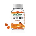Greenfield Nutritions Halal Omega 3 Žvýkací žvejky s DHA pro dospělé - 60 Gummy Halal Vitamíny, Podporuje mozek, srdce a imunitní systém - Vegan, Non- GMO gluten- Free Gelatin- Free Halal Vitamin