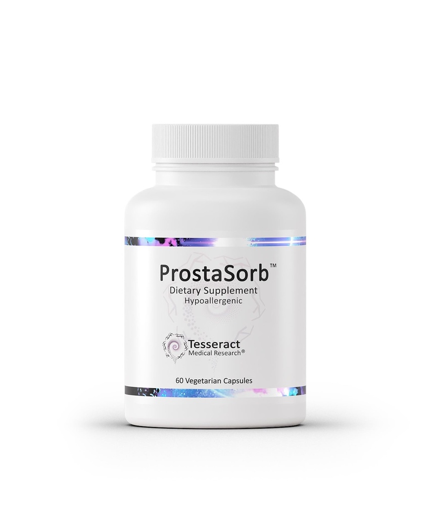 Teseract ProstaSorb, Prostate doplňky pro muže se Saw Palmetto, Pygeum a dýně, podporuje zdravé funkce prostaty, Čerpání močových měchýřů, Močový tok, Lepek zdarma, 60 Vegetariánské kapsle