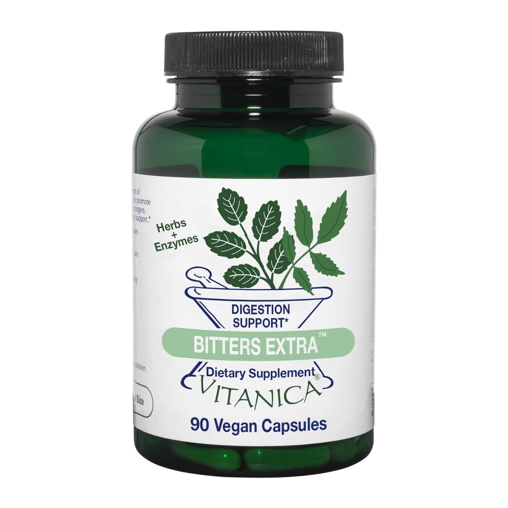Vitanica Bitters Extra, Podpora trávení, Vegan, 90 Kapsle