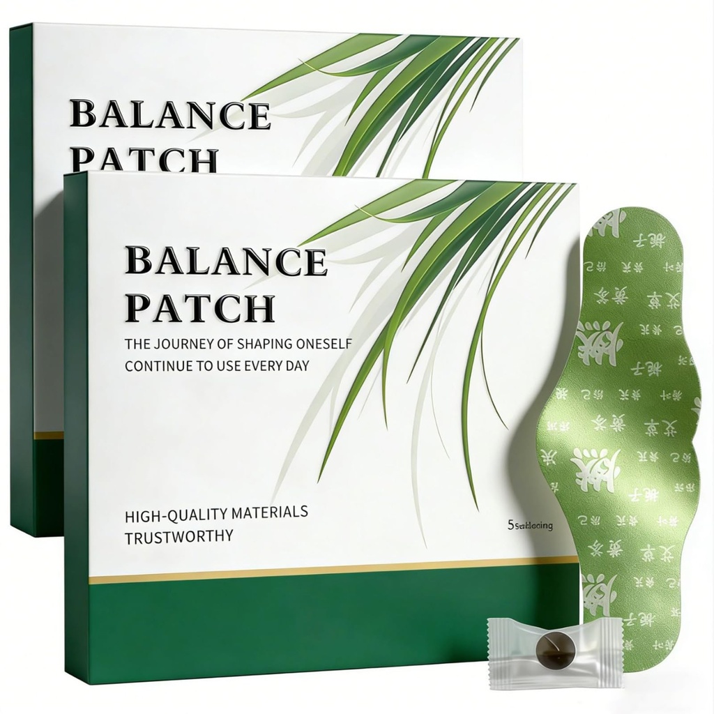 Balance Patch, Plant Bylinné Navel Záplaty pro Menstrual Cramp, 2026 Nový Bylinné Záplaty pro Waist & Abdomen, Gentle Formule pro všechny kůže (2boxes OF 10 Záplaty)