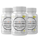Zaostřená mysl - Denní doplněk mozku pro podporu paměti a zaměření 124; Nootropic pro koncentraci, duševní jasnost a energie mozku 124; Kognitivní dodatek pro práci, školu, nebo každodenní potřeby
