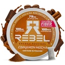 Rebel Nootropic Energy Caffeine Pouches (Skořice Mocha) • 100mg Caffeine • Alpha GPC • Huperzin A & Essential Vitamíny • Sugar- Free • Coconut Fiber Technology • 15 Pouches per can (balení po 1)
