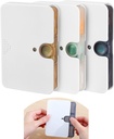 3 Smíšené barvy Přenosný Pořadatel pilulek, 6 Compartments Travel Pouzdro pro peněženky nebo kapesní-malý Pill Box Dispenser Domácí Travel Dodatek Semi Transparent (3 Smíšené barvy)