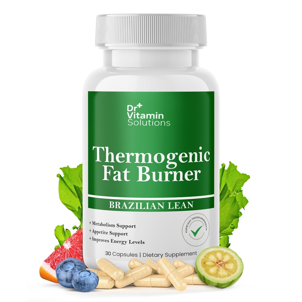 Termogenní spalovač tuků pro ženy a muže - Brazilské Lean dietní pilulky CLAS124; Appetite Conpressant & Metabolismus Booster w / Green Tea, Garcinia, ACV CLAS124; Belly Fat, Energy & Floating Support, Non- GMO, Made in USA