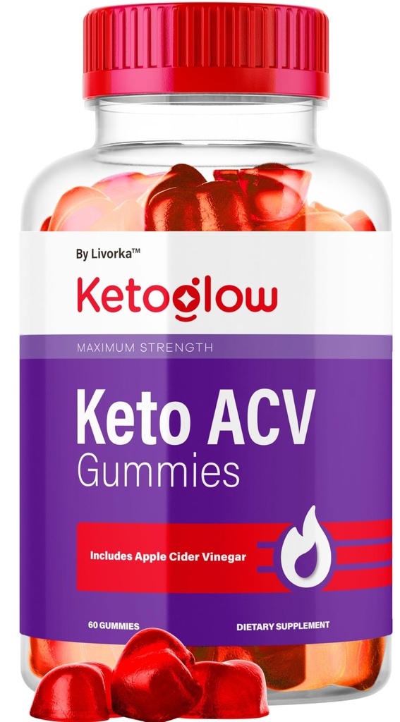KetoGlow Keto ACV Gummies - Oficiální Keto Glow Gummies ACV Premium Všechny přírodní Gummys 1050mg, Keto Glow Apple Cider Ocet Advanced Formule, KetoGlow Support Review, 60 Gummies pro 1 měsíc