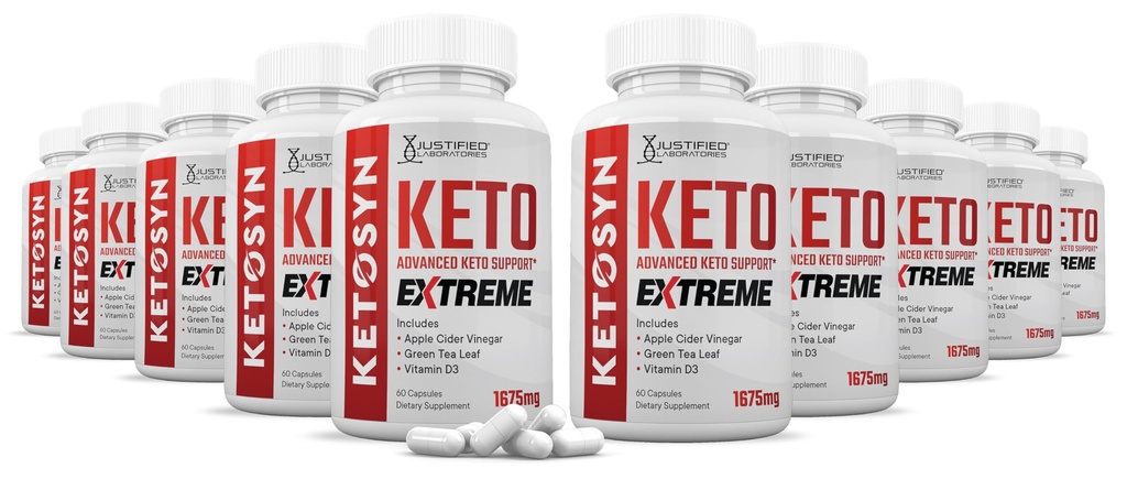 (10 Pack) Ketosyn Keto ACV Extrémní pilulky 1675 MG Keto podpora míchací kapsle Alternativní Keto ACV Gummie s jablečným moštem Extra Panenský olivový olej Powder Green Tea 600 Kapsle