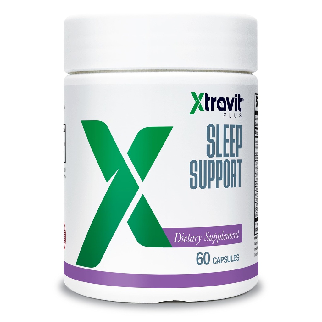 Doplněk pro podporu spánku - Přírodní bylinné Sleep-Aid pro muže a ženy - Extra Silní PM doplňky - May Podpora klid a hluboký odpočinek - Non- GMO & gluten zdarma, 60 Kapsle