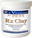 Rx Vitamins Rx Clay Powder for Domestics - Anti Gas & Anti Diarhea for Dogs & Cats - Pet Digestive Health & Stool Supplement for Elimination- 3.52 oz.