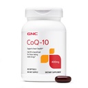 GNC CoQ-10 400mg - Heart Health & Cellular Energy Support Dietary Supplementary Supplementary - Antioxidant pro zdravý kardiovaskulární systém - Easy to Swallow Softgels - Gluten- Free - 60 Počet (60 Služeb)