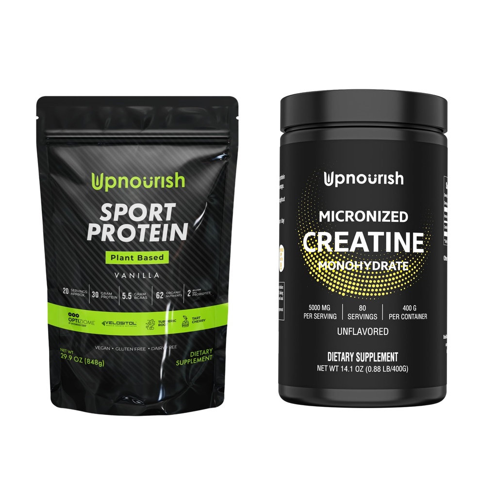 Uptorish Vegan Sport Protein Vanilla a mikronizované stvoření