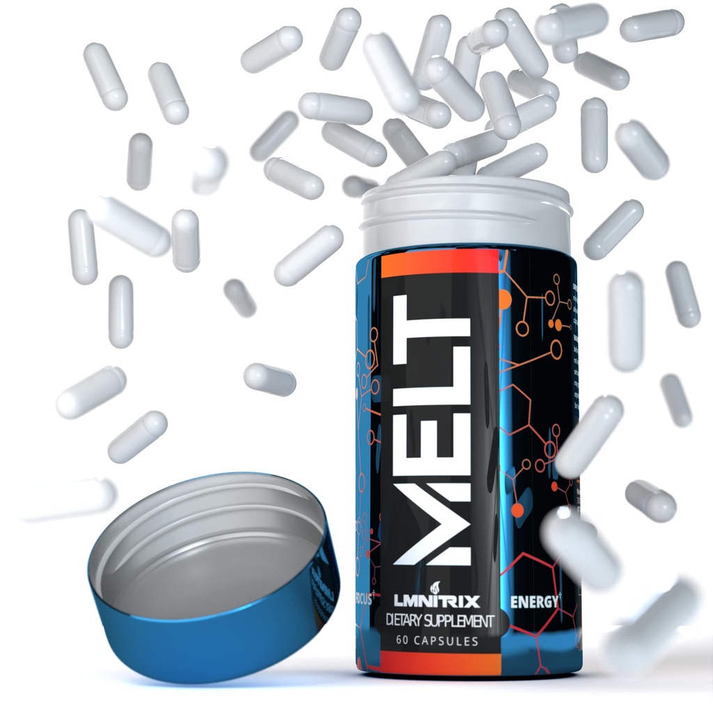 MELT EXT - Extrémní termogenní spalovač tuků - Výkonná pomoc při hubnutí, silnější než většina dietních prášků - Pravý plató ničitel - Ztráta hmotnosti rychle pro muže a ženy - Reálné výsledky - 60 čepice