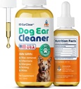 Pup Labs Uch Clear, Natural Dog Uar Cleaner and Infection Treatment for Dogs, Dog Drops for Stching, Irritation, & Wax Build- Up, 1 oz Lahvička s kapátkem