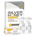 Absorbin Silver Honey Rapid Ušní péče Vet Koncentrované dávky, 5 Ušní kapky pro 10 dní na 1 Ucho pro psy a kočky, Lékařský stupeň Manuka Honey & MicroSilver BG