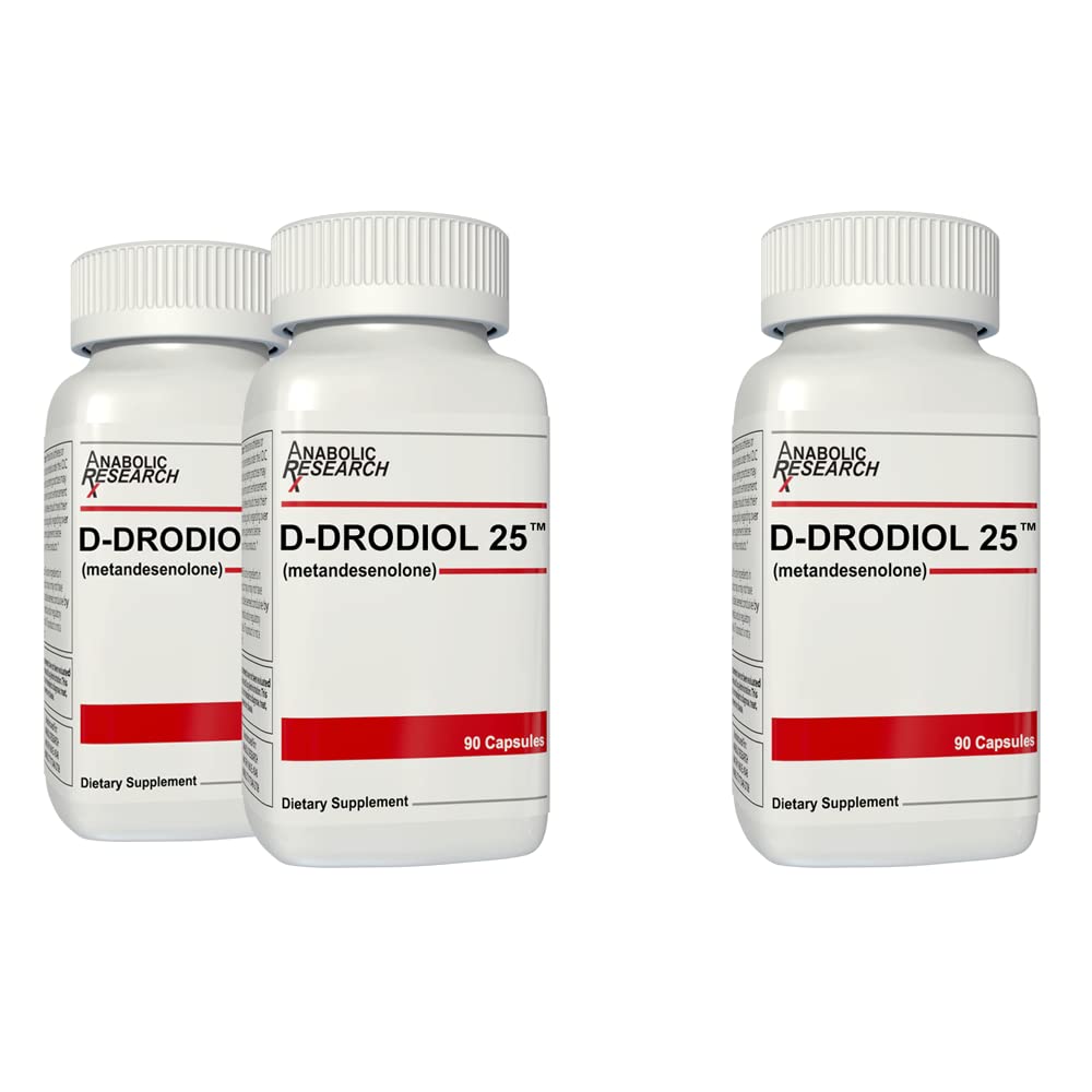 D-drodiol 25 - hmotnost, síla, & výkon - 3 měsíční dodávka