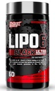 Nutrex Research Lipo-6 Black Ultra Koncentrát 124; Termogenní Energizing Fat Burner Dodatek, Zvýšení hmotnosti, Energie & intenzivní zaměření 124; Kapsle, 60Count