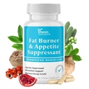 Spalovač tuků pro ženy a muže - Suppressant Appetite pro hubnutí - pilulky w / Metabolismus Booster Termogenní hubnutí Dodatek - Chrom, kofein a zelený čaj - 30 Kapsle