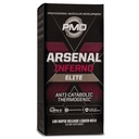 PMD Sports Arsenal X Inferno Superior Fast- acting Liquid Gel termogenní doplněk stravy - spalovač tuků a udržování svalů - Zvýšení metabolismus a energetický booster - 120 Tekuté gely