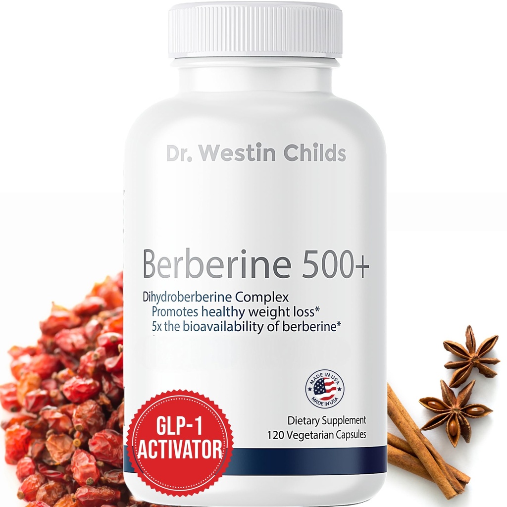Dr. Westin Childs Dihydroberberine dodatek 200 mg pro ženy a muže, kardiovaskulární, Gut, štítné žlázy, a imunitní podpora s alfa Lipoic acid - Může být 5X účinnější než Berberine HCL 124; 60 Ct