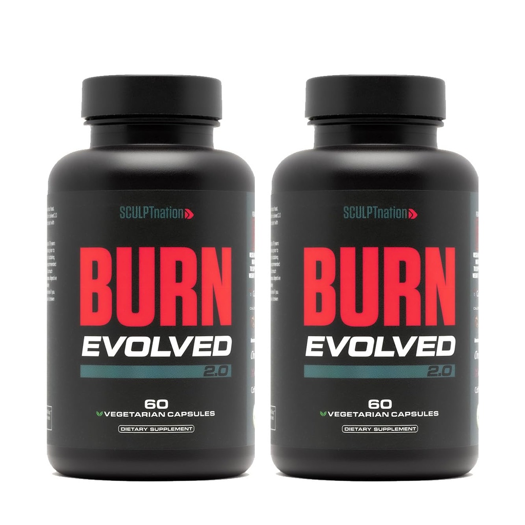Socha národa V Shred Burn Day pro muže - Metabolismus Booster s Cayenne, Gymnema Leaf Extract, a Alpinia Galanga Root Powder - 2- Pack - 60 Kapsle