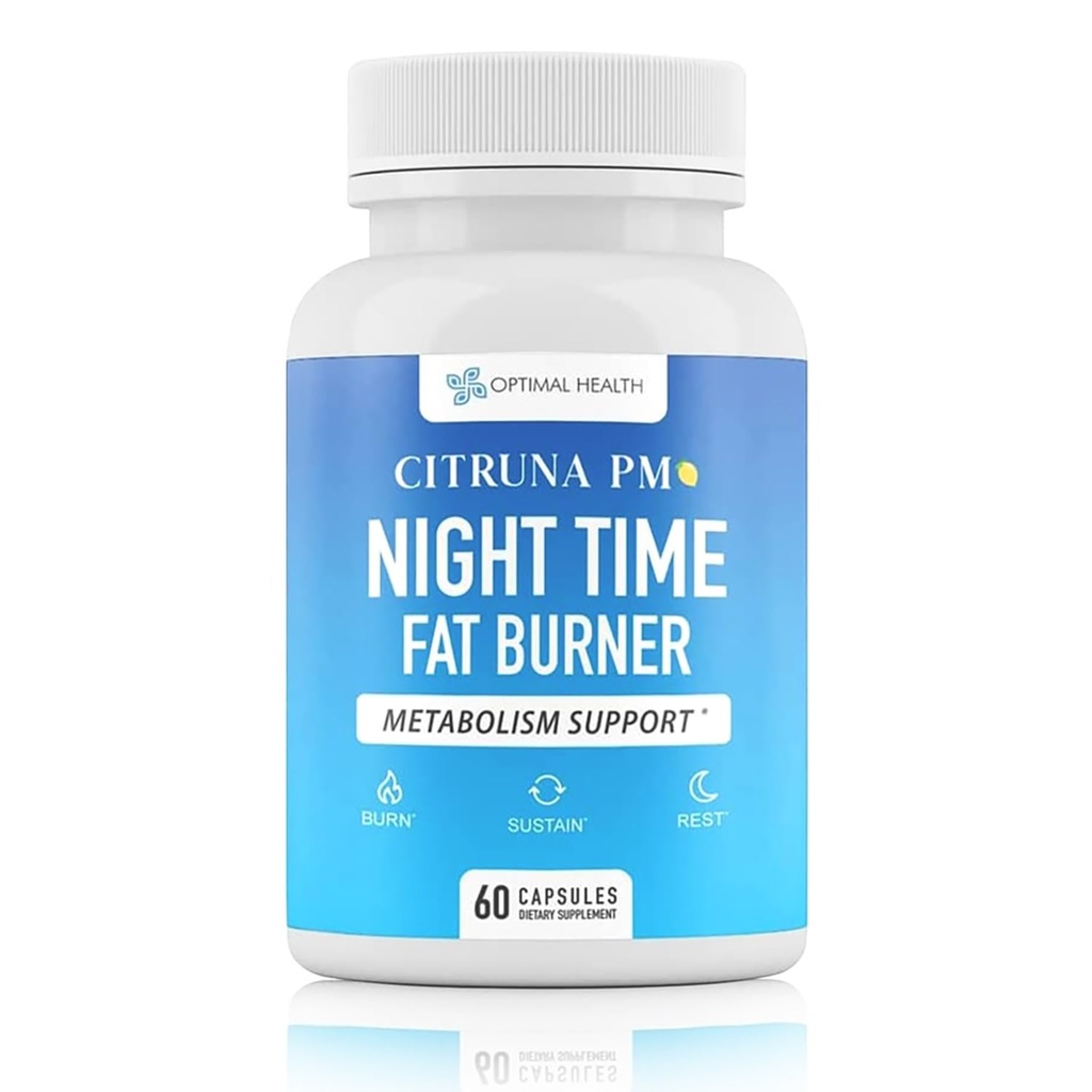 PM Night Time Weight Loss Dodatek pro muže a ženy - Přírodní hubnutí pilulky Infused with Ashwagandha, Lemon Ball, 5-HTP - Appetite Control Night Time Fat Loss Pills - 60 Kapsle