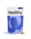 Welthy Night Time termogenní - Vitamin B6, Ashwagandha & Melatonin - Noční termogenní pro ženy - Břišní termogenní - Přírodní hubnutí doplňky pro ženy, 60ct