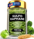 Sulforaphane doplněk Organic Brokolice Spraut 124; stabilizovaný Sulforaphane z Brokolice Florets & Seeds 124; Organic Sulfur doplňky 120 pilulky 124; 1 balení