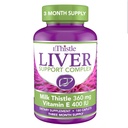 Jaterní wellness doplněk stravy, Mléko Thistle & Vitamin E Zdravotní vzorec jater, Kaplety 180 Počet