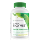 Youngevity Ultimate Enzymes ® - Multi Enzymy pro stravu, Plynové a nadýmání Relief - Betaine HCl, Ox Bile, Pankreatin 10X, Papain 6M, Pepsin 1: 3000 (120 Kapsle)