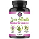 Rozzlobené doplňky Zdraví jater - Silymarin Komplex s mléčným thistle, Artyčoky, Aloe Vera, Alfalfa & B-Vitamíny - Detox & Játra Support Formule pro muže a ženy - 60 Kapsle (1-Lahvička)