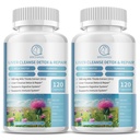 (2 Pack) Mléko Třtinový dodatek Kapsle, Játra Zdraví Formule, s kořen pampelišky, 10: 1 Extrakt, pro Játra Detox Podpora, Trávicí a imunitní systém Imunitní Počet 240