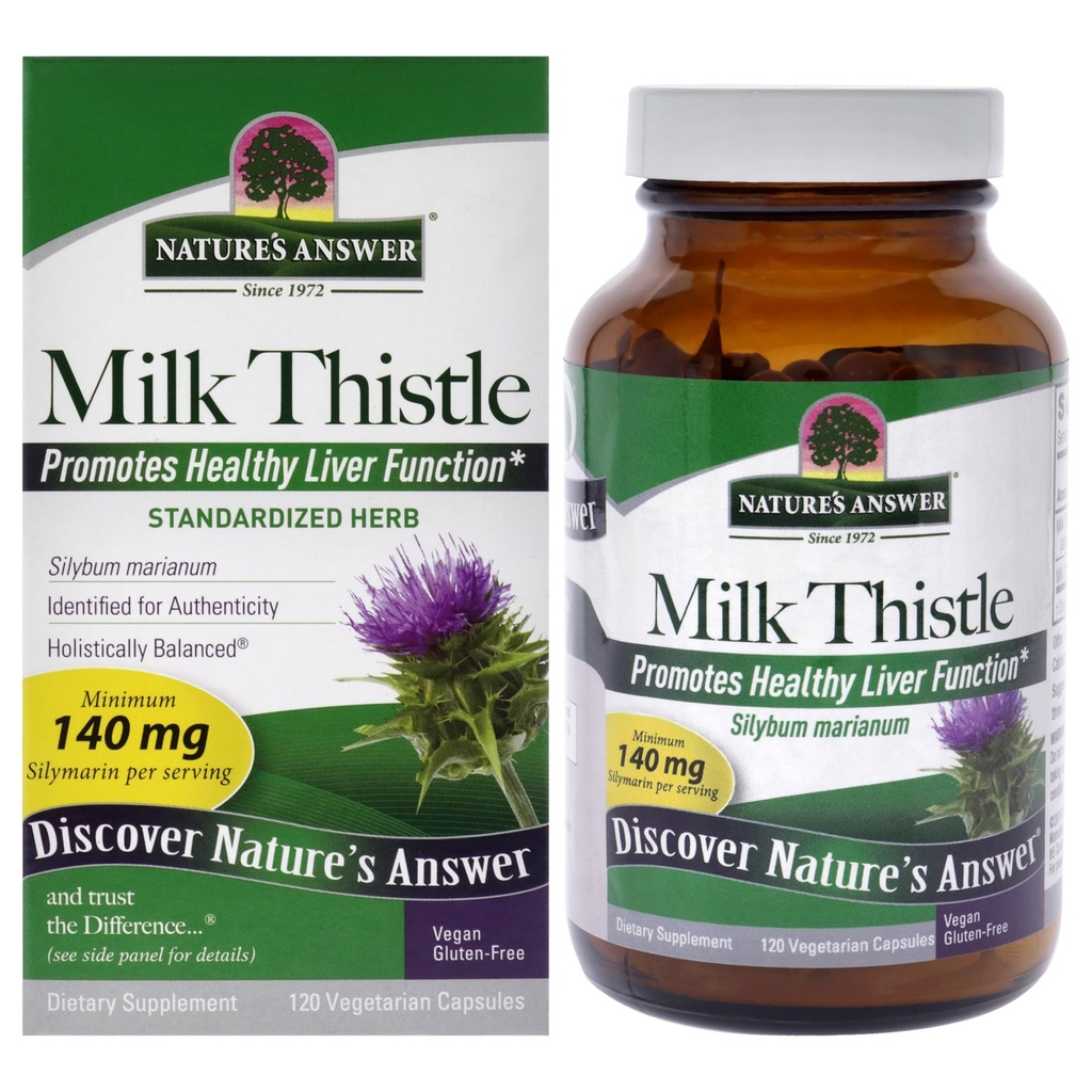 Odpověď přírody Mléko Thistle Seed Vegetariánské kapsle, 120-Počet
