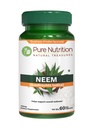 Čistá výživa Neem Kapsle 700mg. (Ekvivalentní k 2600mg Neem Leaf Powder a Bark Powder) Non GMO CLAS124; jednou denně CLAS124; 60 Dny dodávky.
