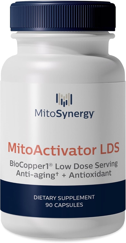 MitoActivator BioCopper1 Cu1 (Cunermuspir) LDS - Nízká dávka podávaná 0, 1 mg biologicky dostupné mědi - Tick imunitní podpora citlivých uživatelů pro minimalizaci Herxheimerovy reakce