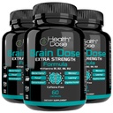 Zdraví Dávka Brain Premium Nootropics - Caffeine- Free Extra Strength Formule pro muže a ženy - Podporuje zdraví mozku, Kognitivní Zaostření a paměť, Balení po3.