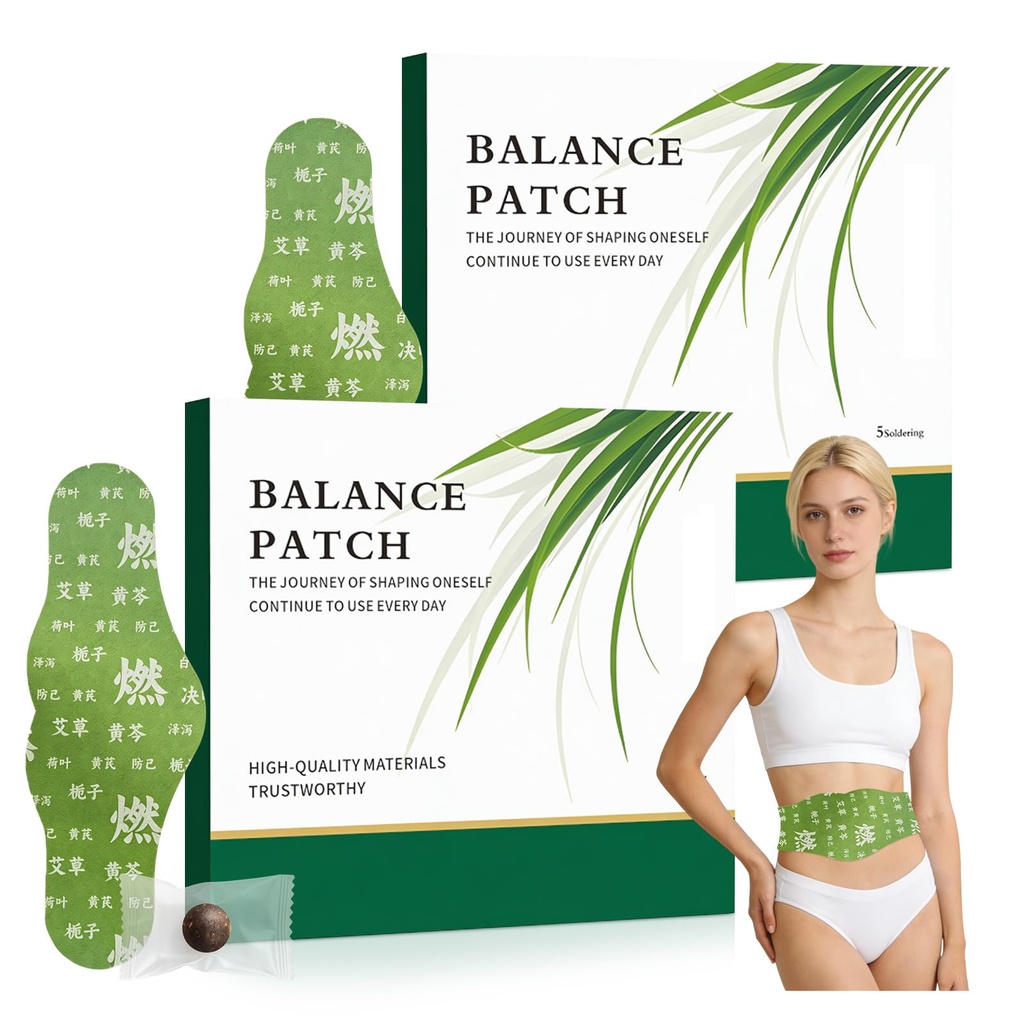 Herbal Patch Pad Balance, Mugwort Herbal Navel Patches (2 Box 10Pick)
