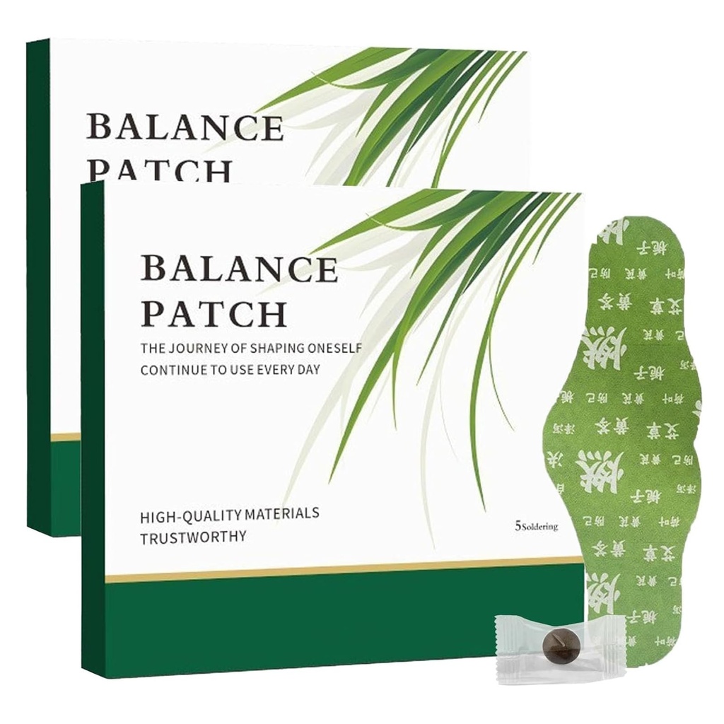 2PCS Bylinné Patch Pad Balance - Plant- Based Ingredients, Komfortní adhesivní design, Easy Topical Use, Promotes Abdominal Comfort Non- Irritating Design