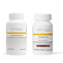 Integrační terapeutika Bundle s Tri- Magnesium, 90 Kapsle & Vitamin D3 125 mcg, 90 Ochucené Chewables - Podporuje srdeční funkce a zdraví kostí * - Kostní zdravotní podpora
