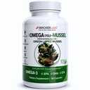 Bricker Labs Omega Cyclo - Mussel Joint Health Supplement, Premium New Zealand Green Lipped Mussel, Full Spectrum Omega Společné doplňky pro společné zdraví a pohodlí, 90 Kapsle