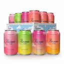 Recess Mood Magnesium & Adaptogen Drink, Relaxační nápoje, 12 Ounce (Variety Pack, 12 Pack)