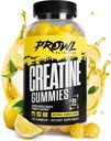 Tvorba monohydrát Žvýkačky - Tvorba žížal pro muže a ženy - Muscle Growth, Strength, & Recovery - Vegan, Non- GMO, & Gluten- Free - Natural Lemon Flavor - (30 Služeb, 120 Počet)