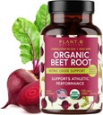USDA Plant.O Premium Organic Beet Root Tablety [1350mg Beets Powder] s Black Pepper pro Extra Absorpce - Dodatek k oxidu dusnatému