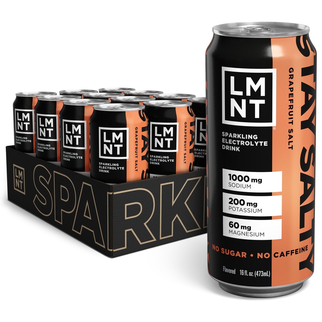 Drink LMNT Sparkling Electrolyte Drink - Grapefruit Salt CLANE124; 12- Počet