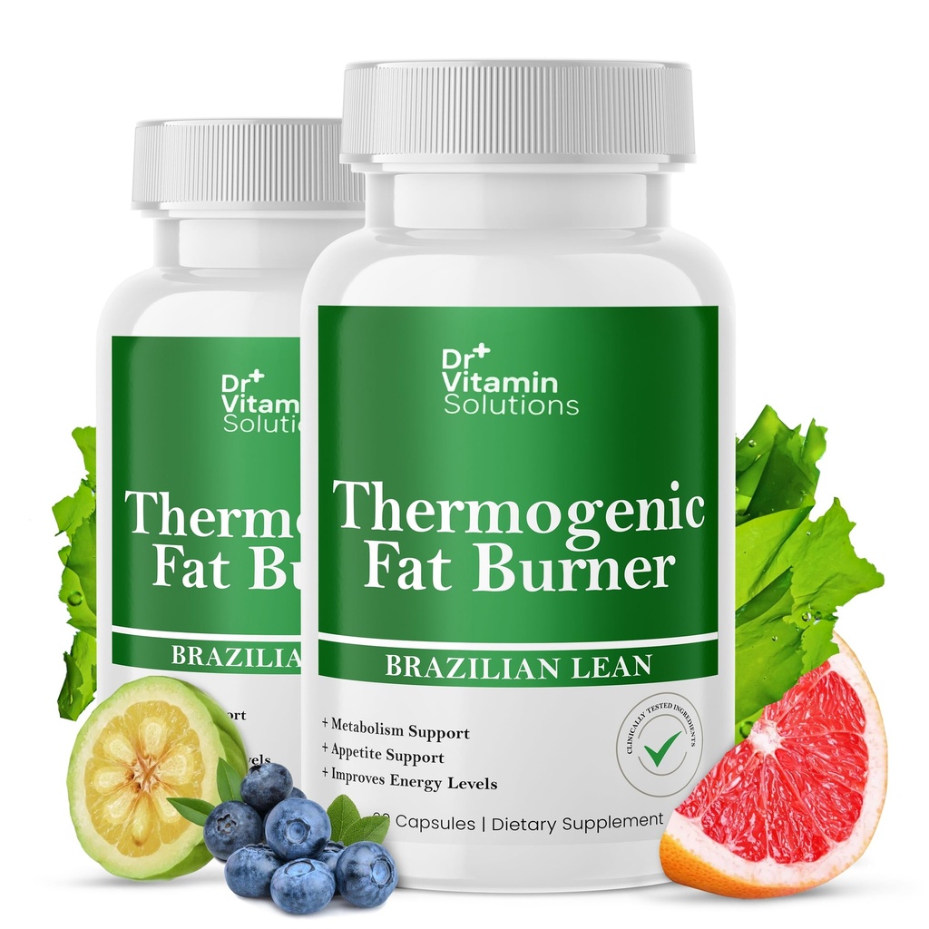 Termogenní spalovač tuků pro ženy a muže - Suppressant Appetit pro hubnutí - Zahrnuje zelené čaje extracts pro Bloat Relief - Metabolismus Booster - Balení 2