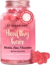 Žížaly Vlasové vitamíny pro rychlejší růst vlasů - Vlasové kůže a nehty Vitamíny a Biotin Vitamin - Doplněk pro ženy & Biotin Žvýkačky pro růst vlasů