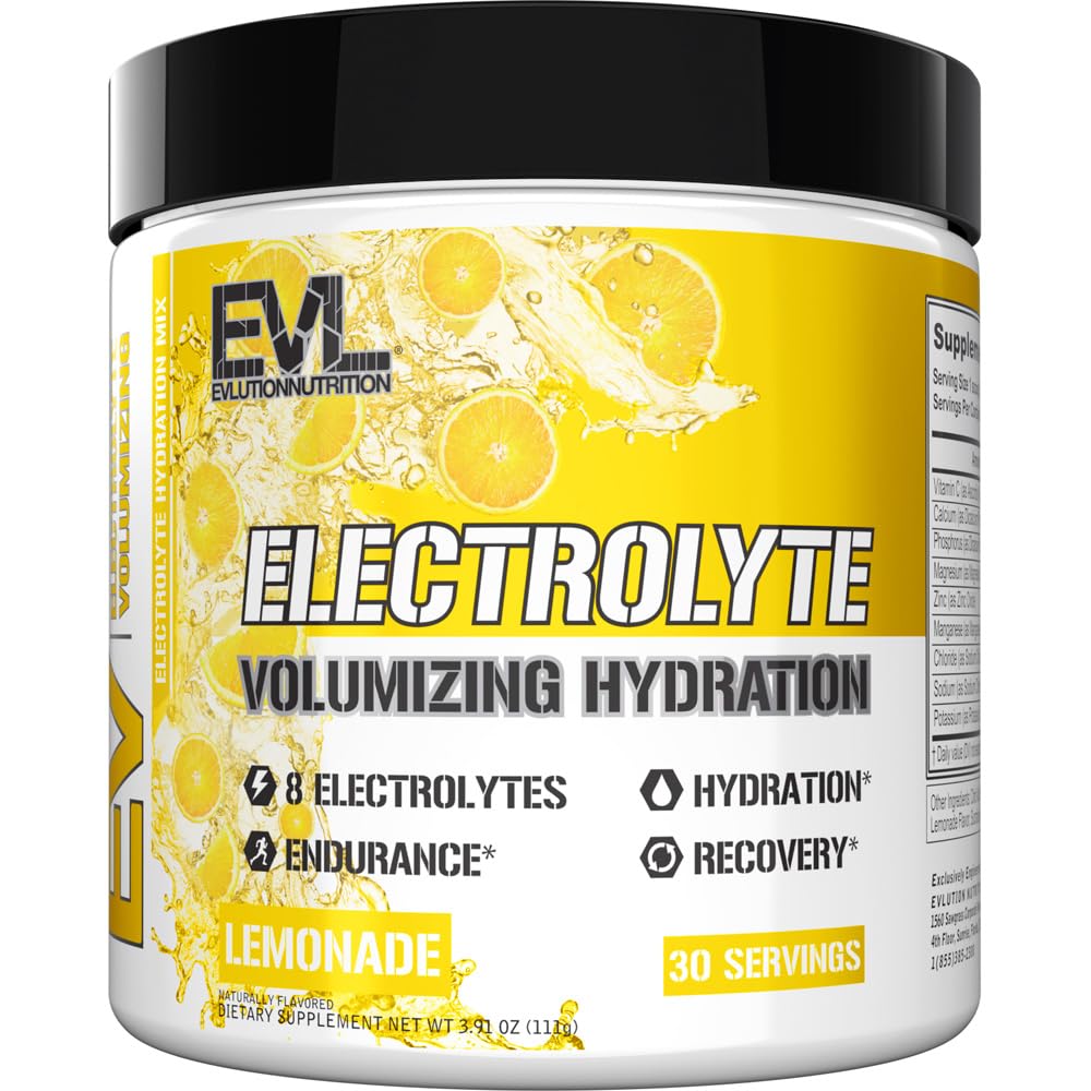 Ultimate Electrolytes Powder Hydration Drink - Rychlé doplnění Hydration Powder Drink Mix s 8 Key Electrolyty a antioxidanty - Vegan gluten Free Keto Friendly Blend (Lemonade)